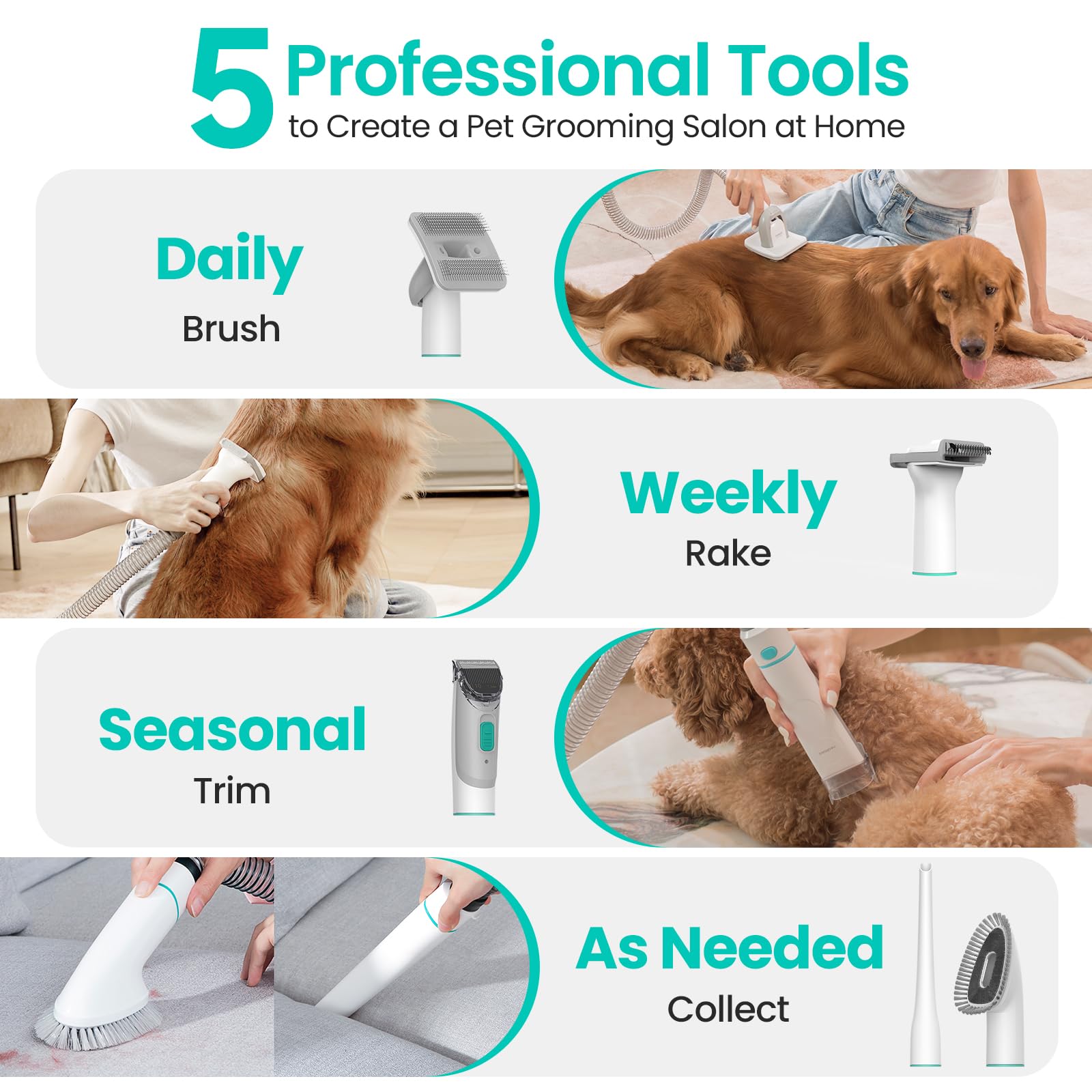 Amazon.com: Neakasa P1 Pro Pet Grooming Vacuum Suction 99% Pet